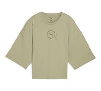 Puma W Puma x Hyrox Cropped Lifestyle Tee lux army (82) M