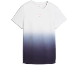 PUMA W PUMA X HYROX POLY GRAPHIC TEE Damen | PUMA WHITE-DEEP PLUM | S
