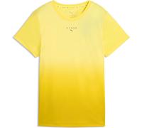 Trainingsshirt PUMA "W X HYROX POLY GRAPHIC TEE", Damen, Gr. L, pineapple ice, dazzling gelb, Jersey, Obermaterial: 100% Polyester, regular fit normal, Rundhals, Shirts, Regular Fit, kurze Ärmel, für 