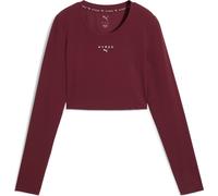 Puma W Puma x Hyrox Shapeluxe LS Crop Tee ruby shimmer (96) XL