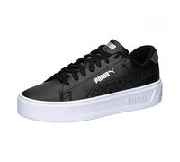 Puma W Smash Platform V3 Laser Cut Schwarz - Stylischer robuster Damen Sneaker, Größe EU 40.5 - Farbe Puma Black - Stron