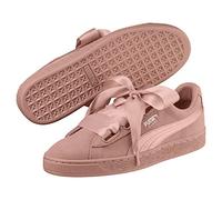 PUMA W Suede Heart EP Sneaker Damen Beige (Peach-metallic Beige) - 35 1/2 - Sneaker Low