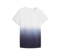 PUMA W X HYROX Poly Graphic Tee White-DEEP Plum - S