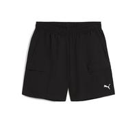 Puma WARDROBE ESS Relaxed 6 Cargoshorts Herren | Mit Plain | Black | Größe: S Black
