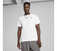 PUMA WARDROBE ESS T-Shirt Herren, Kleidung, Weiß, L