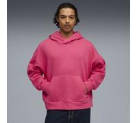 Hoodie PUMA "Wardrobe Essentials Boxy Fleece Hoodie Herren", Herren, Gr. S, pink, 66% Baumwolle, 34% Polyester, Langarm, Sweatshirts (60714500-S) pink