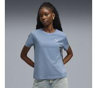 PUMA Damen Wardrobe Essentials Comfort T-Shirt L, Cool Blue