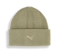 PUMA Wardrobe Essentials Grobstrick-Beanie, Accessoires, Grün, OSFA Green