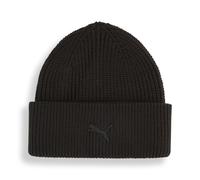 PUMA Wardrobe Essentials Grobstrick-Beanie, Accessoires, Schwarz, OSFA