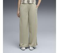 PUMA WARDROBE Essentials Low Rise Popper Hose Damen, Kleidung, Grün, XXS Green