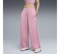 PUMA WARDROBE Essentials Low Rise Popper Hose Damen, Kleidung, Rosa, XL Pink