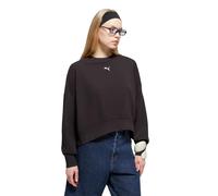 PUMA - Wardrobe Essentials Oversized Crew - - Sport - Damen - Schwarzk - XS