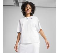 PUMA Wardrobe Essentials Oversized T-Shirt Damen, Kleidung, Weiß, XS