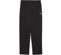 Sporthose PUMA "WARDROBE ESS Relaxed Gewebte Cargohose Jungen", Kinder, Gr. 152, Normalgrößen, schwarz, Obermaterial: 100% Nylon. Tasche - Oben: 100% Polyester, unifarben, relaxed fit, Hosen Sporthose