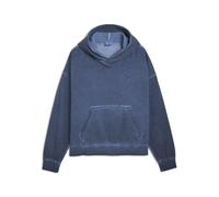 PUMA Washed Out Graphic Boxy Hoodie Unisex, Kleidung, Blau, L Blue