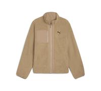 Puma Wendbare Hybrid-Sherpa-Jacke für Herren in Eiskaffee Mann M M