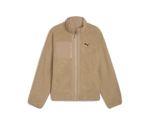 Puma Wendbare Hybrid-Sherpa-Jacke für Herren in Eiskaffee Mann S S