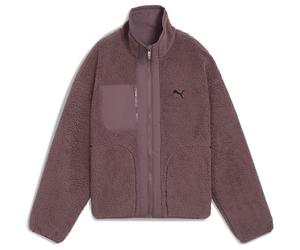 PUMA wendbare Sherpa Hybridjacke Damen 88 - raisin L