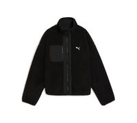 Puma Wendbare Sherpa-Hybridjacke für Damen in Schwarz Frau S S