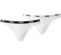 Damen Unterhosen Puma Women Bikini 2P Hang - white/white - Weiß (S)
