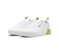 PUMA Women Carina 2.0 METALLIC Dream Sneaker, PUMA White-PUMA Gold-Matte PUMA Gold, 36 EU
