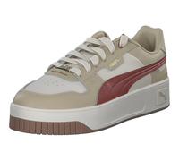 Puma Women Carina Street LUX Sneaker, Alpine Snow-Mars RED-Toasted Almond, 37 EU