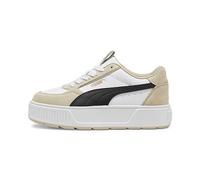 Puma Women Karmen Rebelle Sd Sneakers, Puma White-Puma Black-Putty, 42 EU