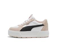 Puma Women Karmen Rebelle Sd Sneakers, Puma White-Puma Black-Rose Quartz, 38 EU