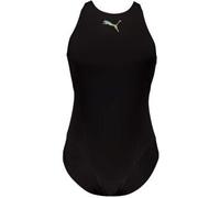 Puma Women Racerback Swimsuit Schwarz Polyester Small Damen
