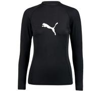 Puma Women Swim Rash Guard Schwarz Medium Damen