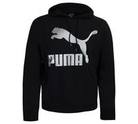 Puma Womens Classic Metallic Logo Hoodie Graphic Jumper 579056 01 XL