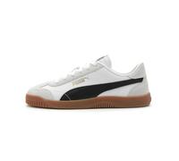 Puma Women's Club 5v5 Sneaker, Puma White-Puma Black-Feather Gray, 40.5 EU