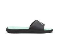 PUMA Women's Cool CAT 2.0 Sport WNS Slide Sandal, Black Silver-Fair Aqua, 10