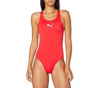 PUMA Women's Damen Badeanzug Racerback, Rot, XS