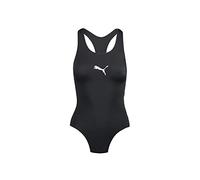 PUMA Women's Damen Badeanzug Racerback, Schwarz, S, 907681