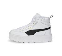 PUMA Women's Fashion Shoes KARMEN MID Trainers & Sneakers, PUMA WHITE-PUMA BLACK, 37