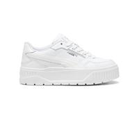 PUMA Women's Karmen Ii Idol Sneaker, Puma White-puma White-puma Silber, 37 EU