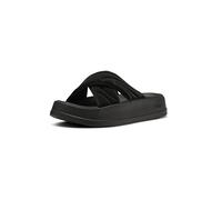 PUMA Women's Leadcat Platform Slide Sandals, Peaceful Blue-White, 8, Black-cool Dark Gray, 5
