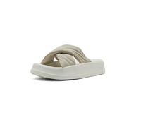 PUMA Women's Leadcat Platform Slide Sandals, Peaceful Blue-White, 8, Desert Dust-warm White, 37.5 EU