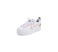 PUMA Women's Mayze Gentle Sneakers, White-Dusty Green, 7.5 Medium US