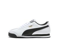 PUMA Women's Roma Shoes Sneaker, 24 White-black-team Gold, 39 EU