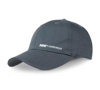 PUMA Workwear Cap Herren - Unisex Baseballkappe - Mütze Kappe Damen und Männer mit Schirm aus 100% Baumwolle - Verstellbar - Ideal für Arbeit Outdoor und Freizeit - Baseball Cap mit Logo - Stahlgrau