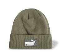 PUMA Workwear Mütze Herren Winter Beanie - Strickmütze mit Wärmepolsterung für Ohren, Atmungsaktive & Elastische Wintermütze - Oeko-TEX Zertifiziert, Perfekt für Outdoor Aktivitäten - Oliv