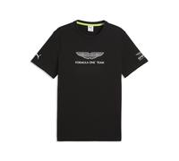 PUMA x ASTON MARTIN ARAMCO F1® TEAM Essentials T-Shirt Herren, Accessoires, Schwarz, L