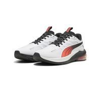 Laufschuh PUMA "X-Cell Lightspeed Laufschuhe Herren", Gr. 44.5, weiß glowing rot, Obermaterial: Textil, Synthetik; Futter: Textil; Innensohle: Textil; Laufsohle: Gummi, Synthetik, Schuhe (96206260-44,