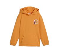 Kapuzenpullover PUMA "PUMA x DORA THE EXPLORER Relaxed Hoodie Mädchen", Kinder, Gr. 110, orange (bright papaya orange), Obermaterial: 68% Baumwolle, 32% Polyester. Kapuzenfutter: 100% Baumwolle, relax
