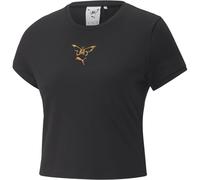 Puma X DUA Lipa Slim Tee Damen schwarz