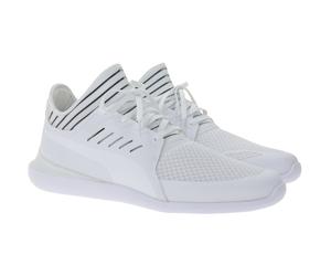 PUMA X Ferrari Sf Evo Cat Mace Unisex Sneaker mit Ferrari-Logo Motorsport-Schuhe 306228 02 Weiß/Schwarz 46