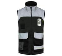 Puma x Helly Hansen ärmellose graue Herren Refelctive Polar Fleece Weste 598279 01 XS