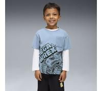 PUMA x HOT WHEELS™ MONSTER TRUCKS T-Shirt Kinder, Kleidung, Blau, 6-7Y Blue